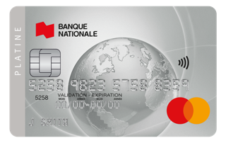 Carte Mastercard Platine Banque Nationale