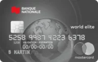 carte mastercard world elite banque nationale